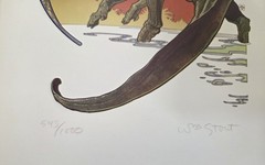 The Dinosaurs William Stout HC Book Signed Artists Proof Numbered 543/1000 1981