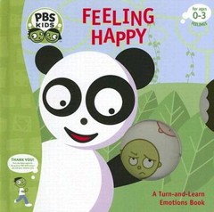 Feeling Happy: A Turn-and-learn Emotions Book (Pbs Kids) – Hardcover – GOOD