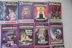 Grusel Krimi Gespenster Krimi Monster Novels German 16 pcs vintage