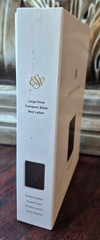 ESV Large Print Compact Bible, Red Letter (Buffalo Leather, Deep Brown) NEW