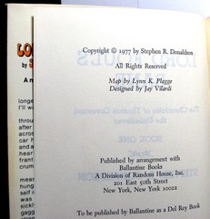 Lord Foul’s Bane – Stephen R Donaldson – Science Fiction Book Club – HC 1977 VG