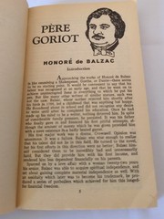Honore de Balzac by Pere Goriot 1965 Paperback Airmont Classic
