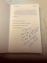 Cabin Love: Letters of Fate By Latoya Monique Warren SC 2017 Signed