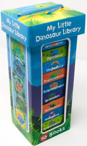 My Little Dinosaur Library (Ten Mini-Board Book Tower Set) by Page Publications