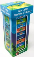 My Little Dinosaur Library (Ten Mini-Board Book Tower Set) by Page Publications