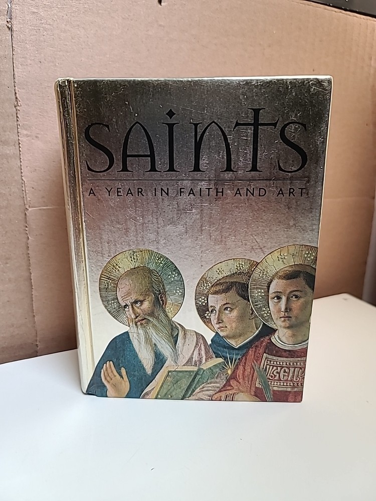 Saints A Year in Faith and Art Rosa Giorgi Hardcover Abrams Religious Art Book