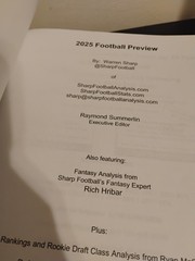 Warren Sharp’s 2025 Football analysis Preview Paperback 586 pages