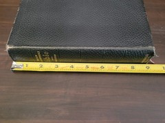 1934 Vintage KJV Thompson Chain Reference Bible Leather B. B. Kirkbridge Bible
