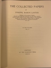 2 Vol COLLECTED PAPERS OF JOSEPH BARON LISTER Classic of Medicine 1979 Near Mint