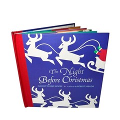 Set SIGNED Robert Sabuda Night Before Christmas Pop-up Book 1st Ed 2002 Pristine