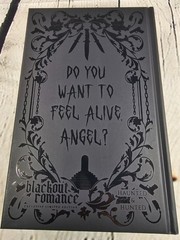 SIGNED Graves Katelyn Taylor Blackout Romance Exclusive Limited Edition Sprayed