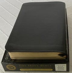 ESV COMPACT THINLINE EDITION BLACK PREMIUM BONDED LEATHER BRAND NEW