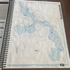 Sportsmans Connection Northern Wisconsin Vilas Area Fishing Map Guide