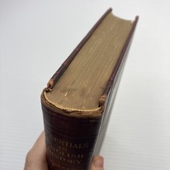 Antique History Book Essentials in English History Albert Perry Walker 1905 HC