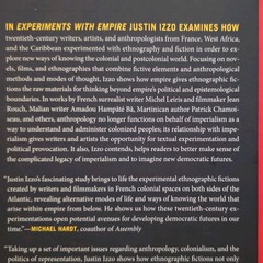 Duke University Press Experiments with Empire by Justin Izzo Trade PB, Series