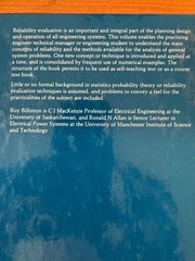 RELIABILITY EVALUATION OF ENGINEERING SYSTEMS: CONCEPTS AND TECHNIQUES