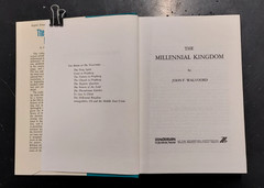 THE MILLENNIAL KINGDOM By John F. Walvoord – Hardcover