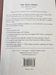 THE BLE HOLY BIBLEVULGATEDOUAY-RHEIMS VERSIONREVISED BY THE SERVANT OF GOD