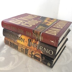 Lot of 3 (#2-4) ROBERT LANGDON Series Set HARDCOVER Books by Dan Brown First Ed