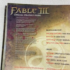 Fable III Limited Edition by Doug Walsh & Joe Epstein 2010 illustrated Hardcover
