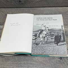 Roping and Riding Porter 1975 First Edition Rodeo Cowboy Western A.S. Barnes