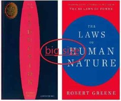 The Art of Seduction + The Laws of Human Nature by Robert Greene ,PB, (Big)