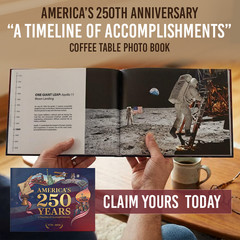 America’s 250th Anniversary Hardcover Coffee Table Book (24 Pages)