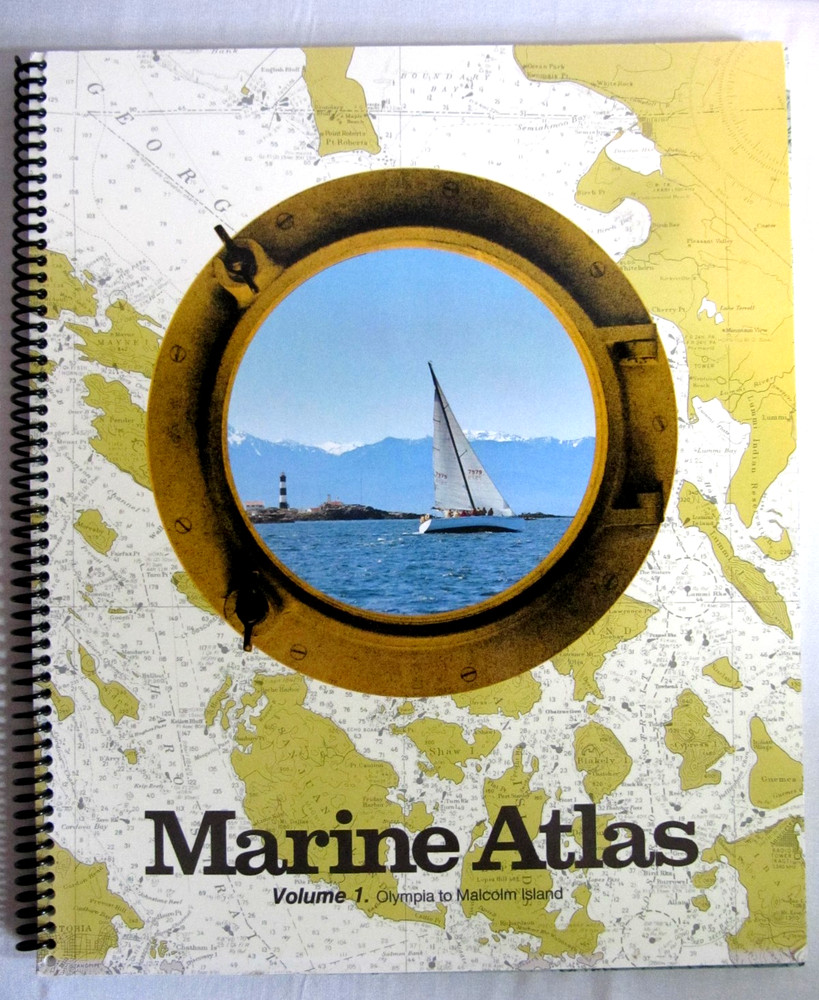 MARINE ATLAS Vol 1 OLYMPIA to MALCOLM ISLAND 2010 Edition 11.5″x14″ Pacific NW