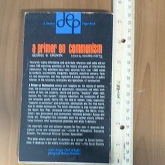 George W. Cronyn A Primer on Communism Revised Edition Paperback 1961 Dutton