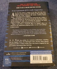 The Woman in the Window : A Novel by A. J. Finn (2019, Trade Paperback)