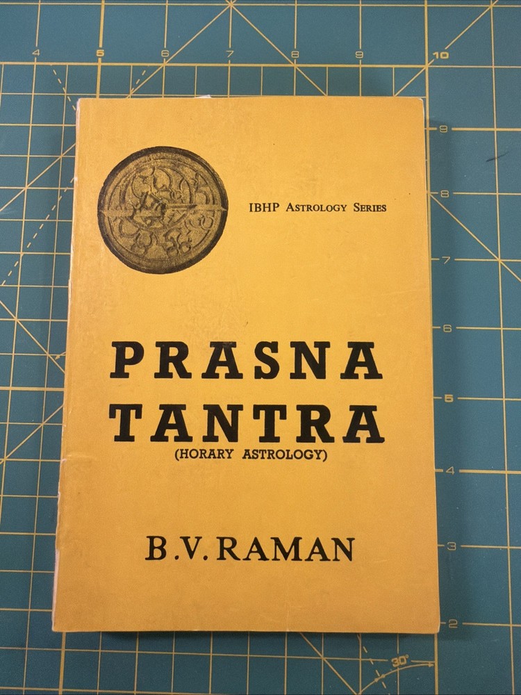 Prasna Tantra Horary Astrology B V Raman 1980 Jyotish PB Book
