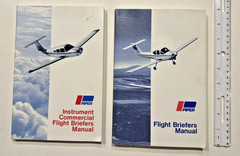 Piper INSTRUMENT COMMERCIAL Flight Briefers Manuals 1979 PB Illustrated JEPPESEN