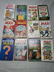 Lot Of 12 1st Edition Mad Magazine Paperback Books From 60,70,80s