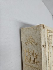 Vintage Holy Bible King James Version Our Family Bible” 1971 White & Gold 11.5