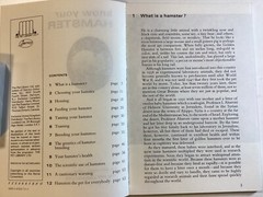 Know Your Hamster – Earl Schneider – 64 Pages -Pet Library No 754 -Free Shipping