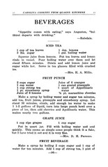 1924 Carolina Cookery From Quaker Kitchens Vintage Cook Book 112 Pages