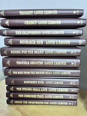Louis L’Amour Leatherette Hardcover Books (Sold Individually) Read description!!