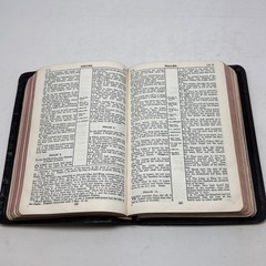 Bible Scofield Reference Edition 1945 KJV Oxford Black Morocco Leather lined
