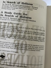 In Search of Holiness David K. Bernard – Hardcover with Study Guide