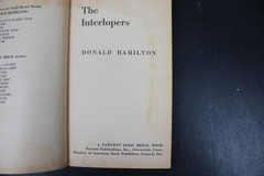 The Interlopers Donald Hamilton 1969 Matt Helm Adventure Spy Thriller Fawcett PB