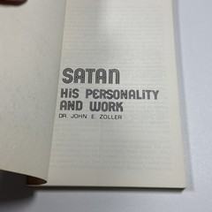 Satan His Personality & Work AND Second Coming Of Christ Lot Of 2 Zoller 1974