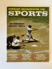Great Monments In Sports Magazine – Vintage September 1961 Willie Mays Cover