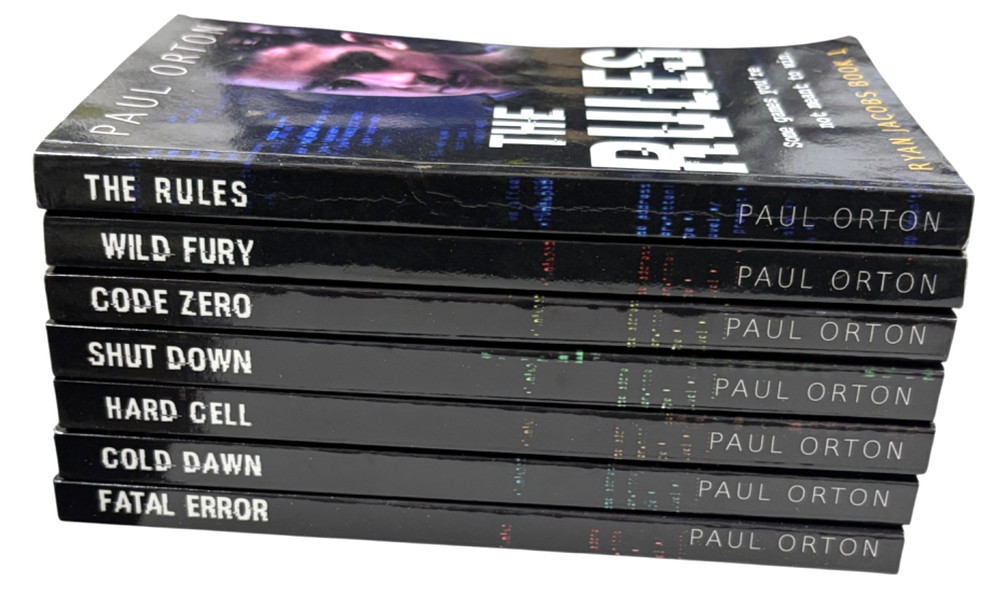 Paul Orton Ryan Jacobs Book Lot 1 thru 7 Boys Thrillers Hard Cell Cold Dawn