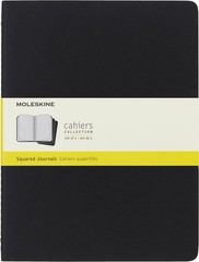 Moleskine Cahier Journal, Soft Cover, Large (5″ x 8.25″) XL, Black