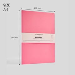 NeoBasic A4 Plain Notebook | 160 Pages, 80 GSM, 250 GSM Soft Cover, A4 (8.27 …