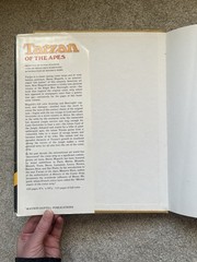 Tarzan Of The Apes Burne Hogarth 1972 Watson-Guptill 1st Ed Dust Jacket Hardback