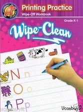 Printing Practice Wipe-Off Workbook – Grade K-1