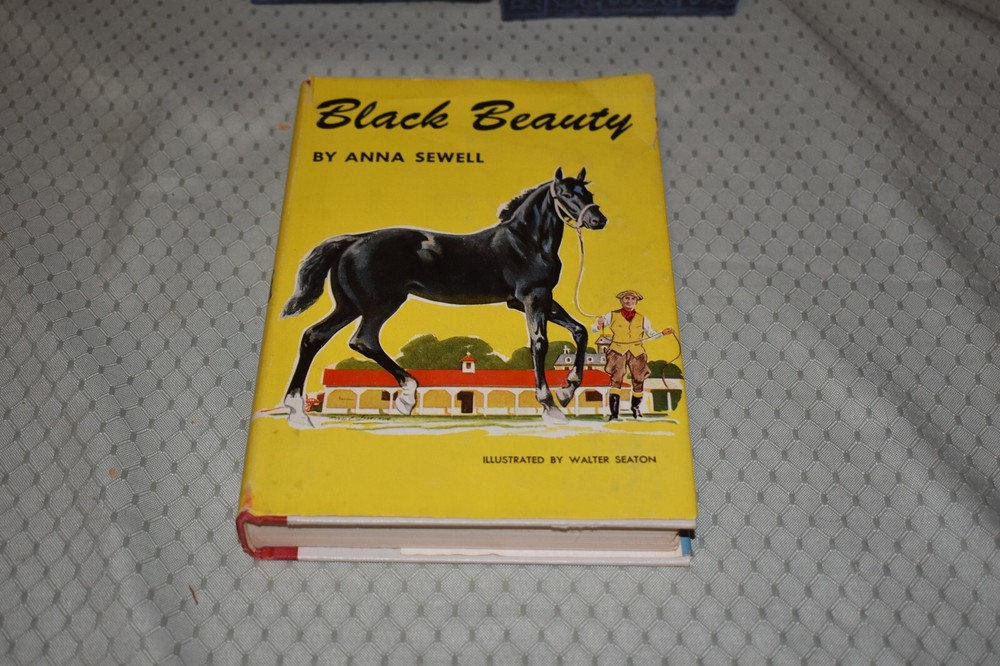 Black Beauty by Anna Sewell (Junior Deluxe Edition, dust jacket, 1954,hardcover)