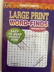 Lot Of 4 Kappa Large Print Word Search Word-Finds Books NEW Free Shipping 475-78