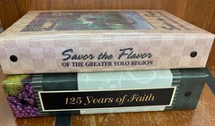 Lot 6 Vintage Community & Church Hard Bound Cookbooks Most Morris Press Z